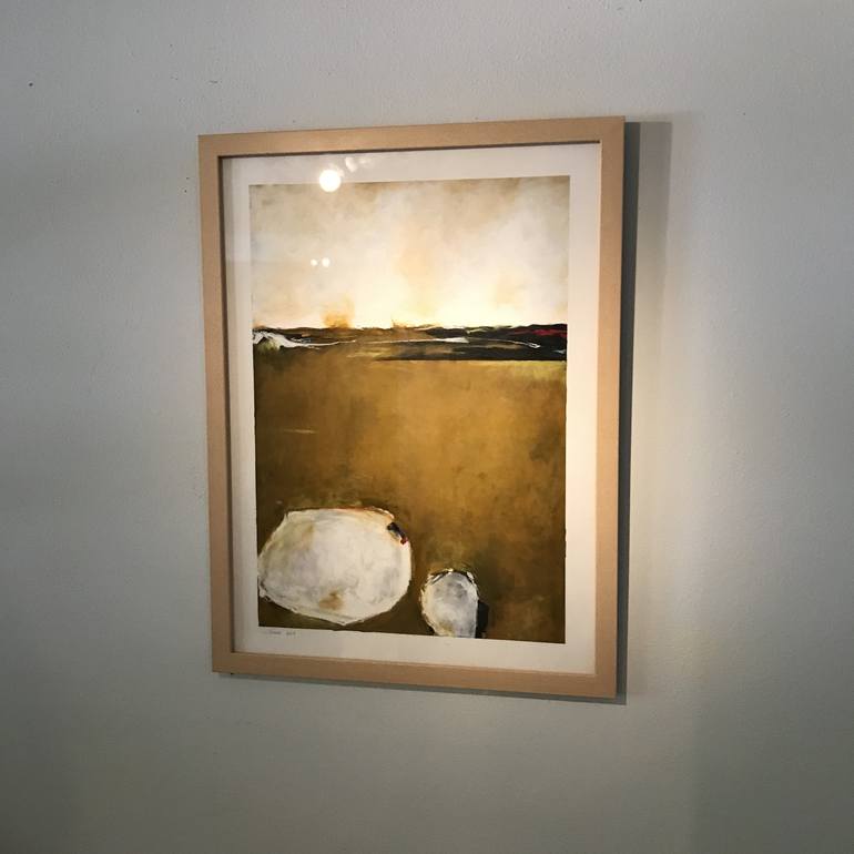 Original Conceptual Abstract Painting by Larry Goode