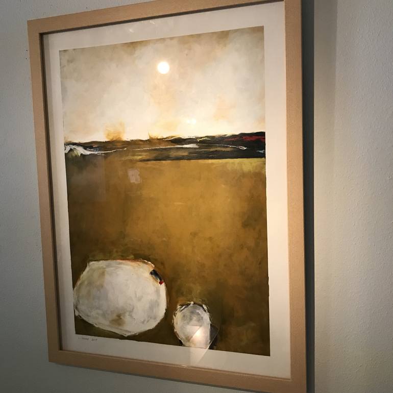 Original Conceptual Abstract Painting by Larry Goode