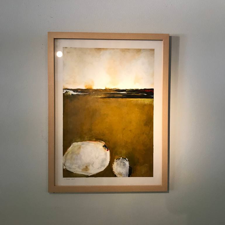 Original Conceptual Abstract Painting by Larry Goode