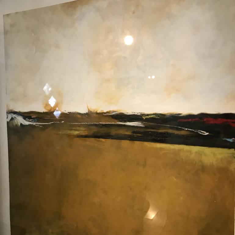 Original Conceptual Abstract Painting by Larry Goode