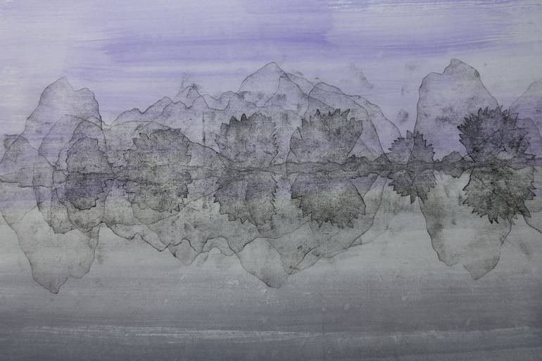 Original Abstract Landscape Printmaking by Hermione Carline