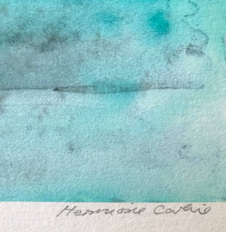 Original Abstract Landscape Mixed Media by Hermione Carline