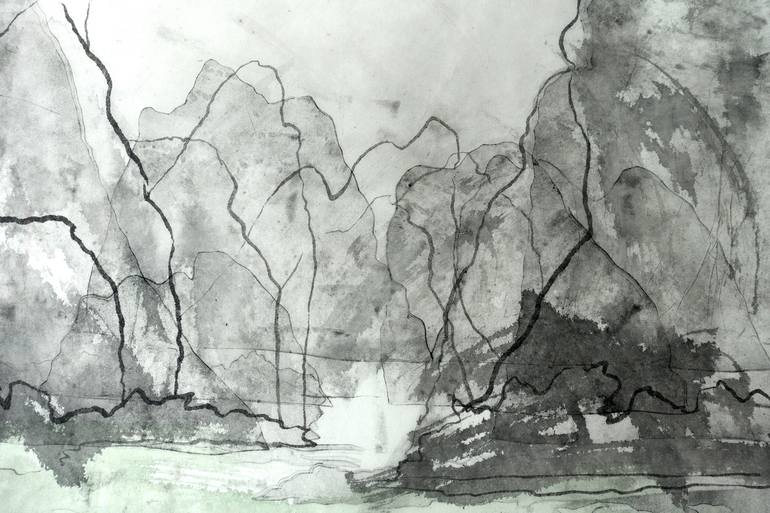 Original Landscape Printmaking by Hermione Carline