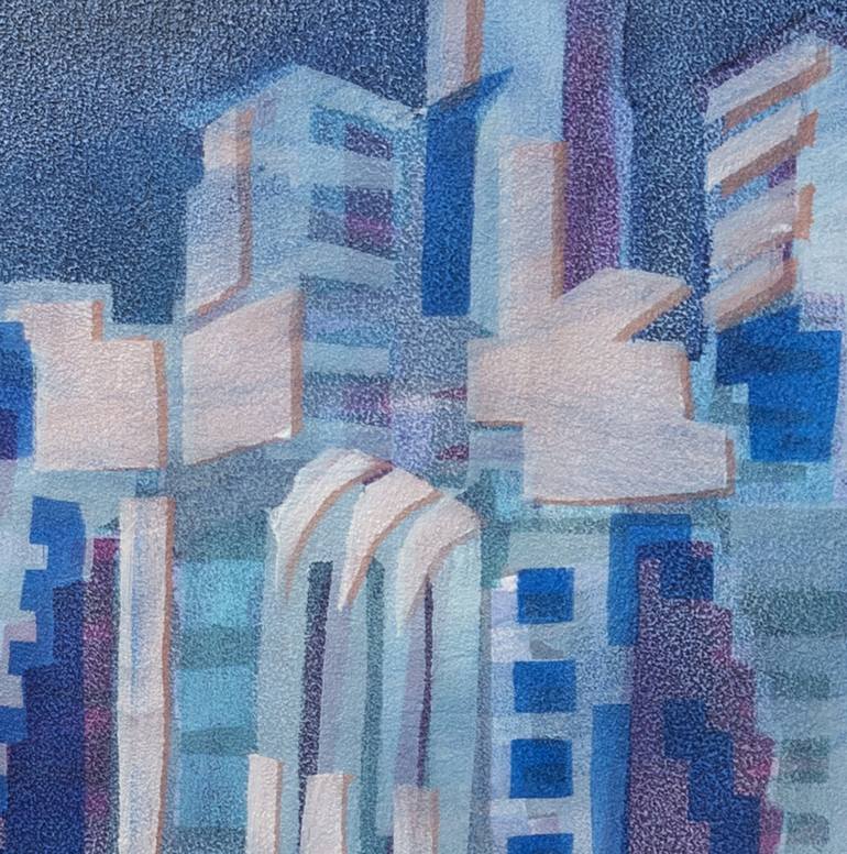 Original Fine Art Architecture Painting by Hermione Carline