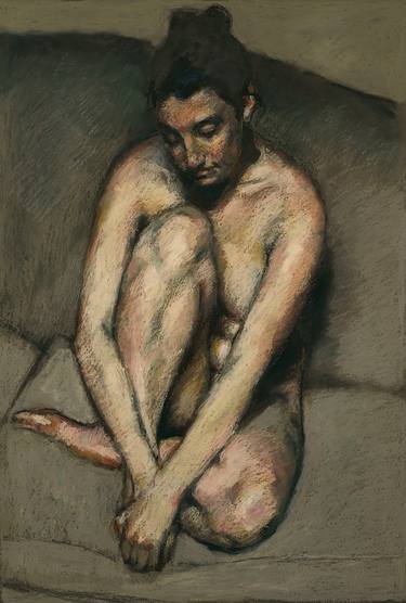 Print of Expressionism Nude Paintings by Juan Domínguez