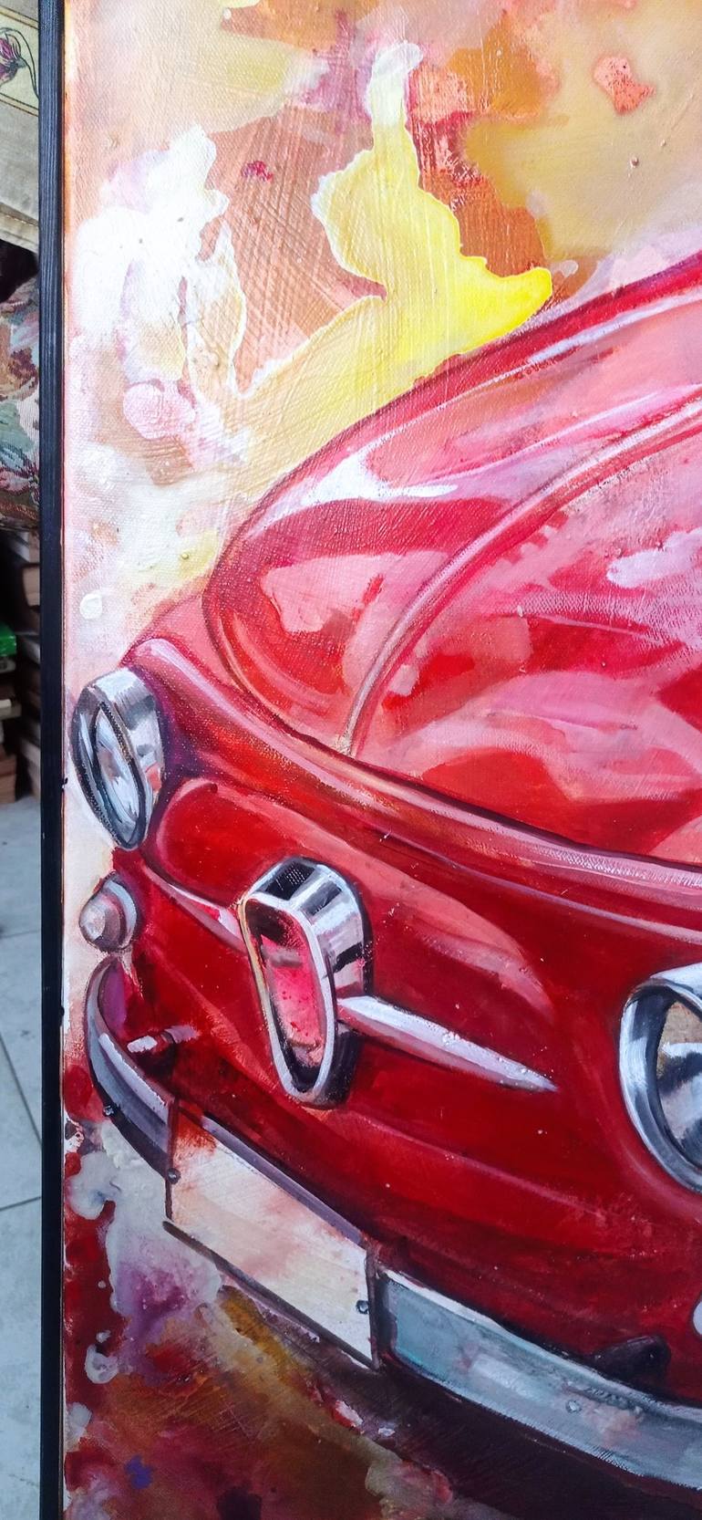 Original Contemporary Car Painting by Mara Isolani