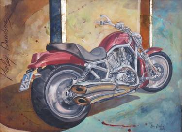 Print of Bike Paintings by Mara Isolani
