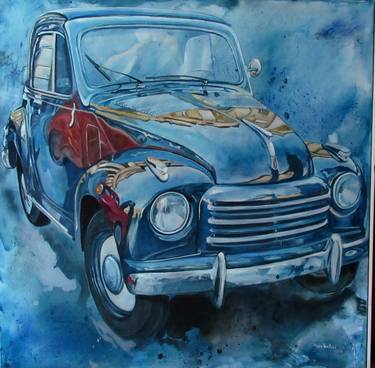 Print of Figurative Car Paintings by Mara Isolani