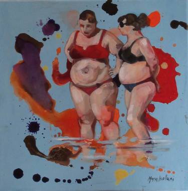 Original Figurative People Paintings by Mara Isolani