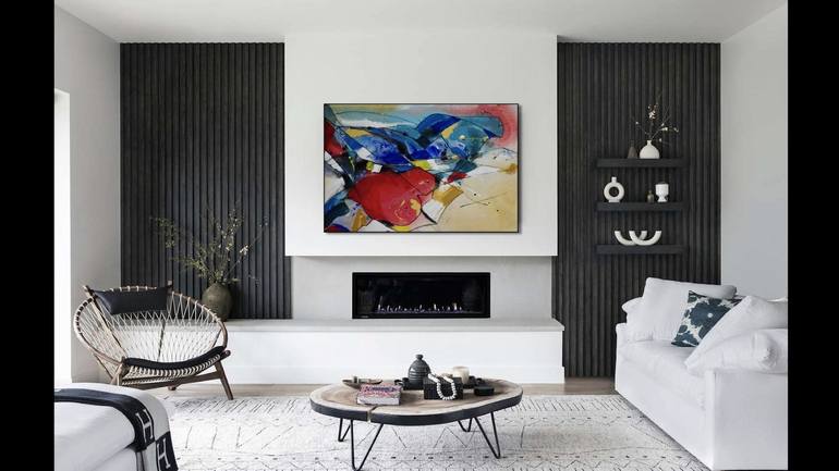 Original Contemporary Abstract Painting by Mel Davies