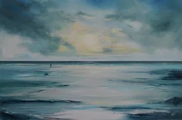 Original Impressionism Seascape Paintings by Mel Davies