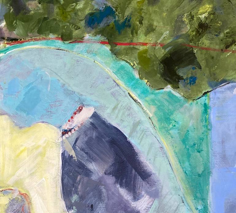 Original Abstract Expressionism Abstract Painting by Maureen Fisher