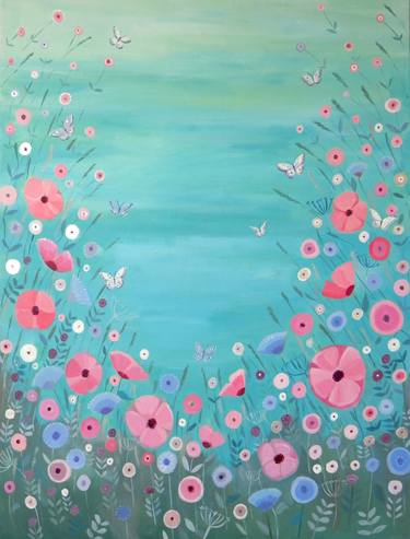 Original Floral Paintings by Mary Stubberfield