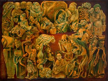 Original Fine Art Culture Painting by Siyavush Mammadov