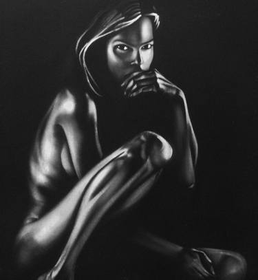 Print of Fine Art Nude Paintings by Philippe Vignal