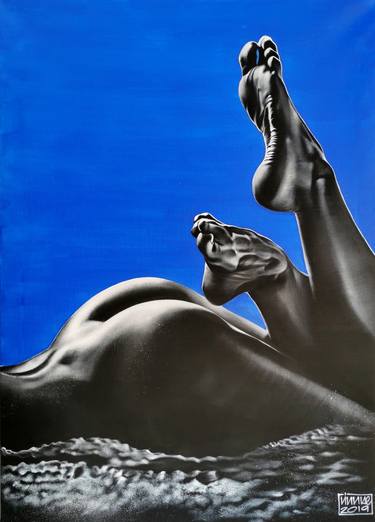 Print of Figurative Nude Paintings by Philippe Vignal