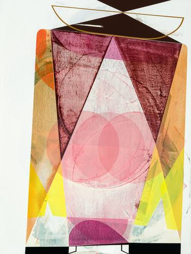 Print of Geometric Abstract Paintings by Alyson Khan