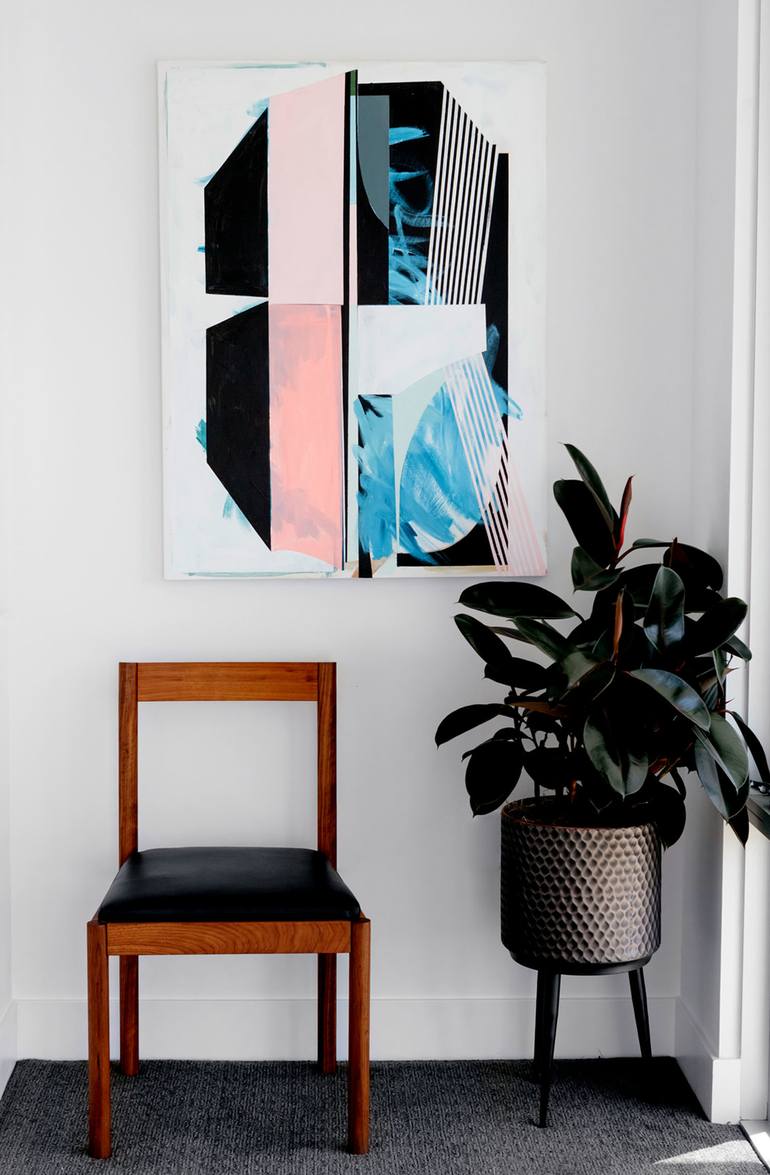 Original Abstract Expressionism Abstract Painting by Alyson Khan
