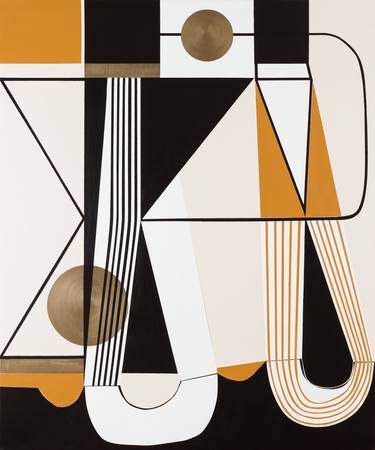 Print of Art Deco Abstract Paintings by Alyson Khan