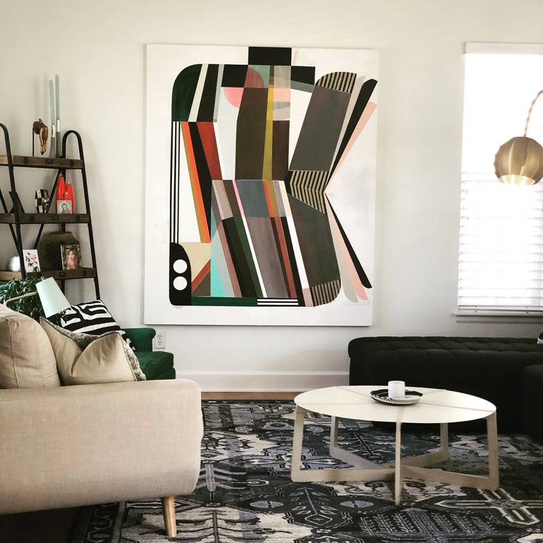 Original Abstract Expressionism Abstract Painting by Alyson Khan