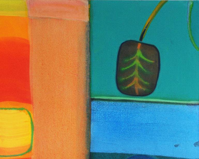 Original Abstract Botanic Painting by Ella Carty