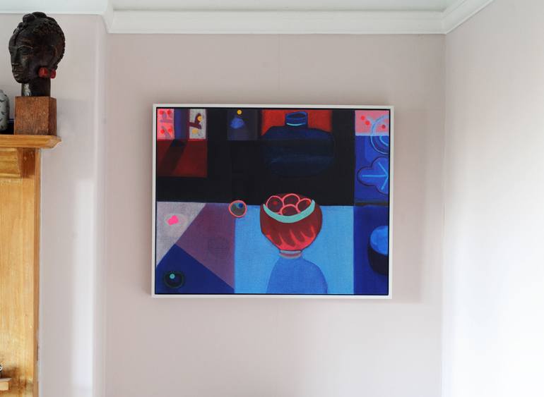 Original Abstract Expressionism Still Life Painting by Ella Carty