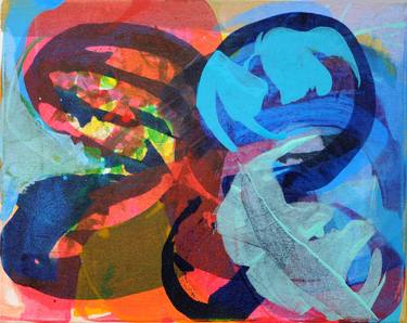 Print of Abstract Floral Paintings by Ella Carty