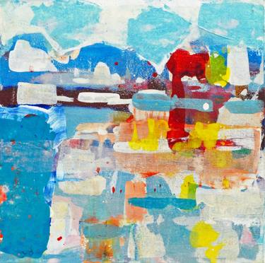 Original Abstract Landscape Paintings by Ella Carty
