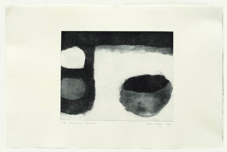 Original Abstract Interiors Printmaking by Ella Carty