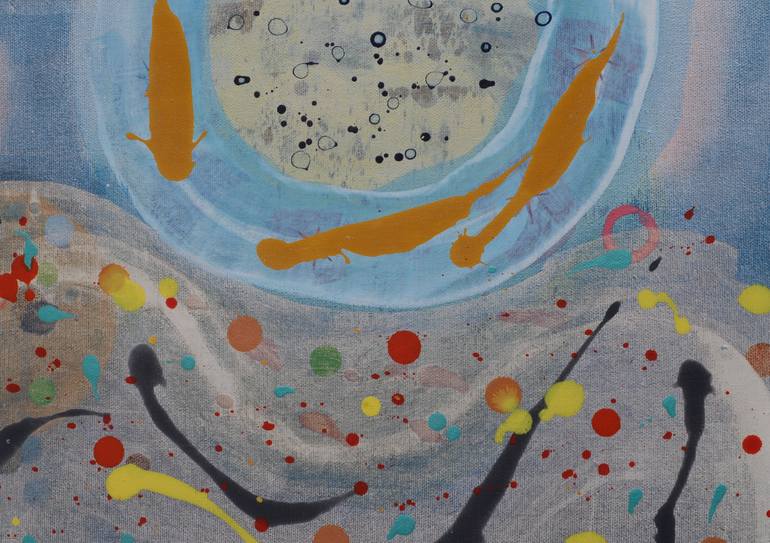 Original Abstract Animal Painting by Ella Carty