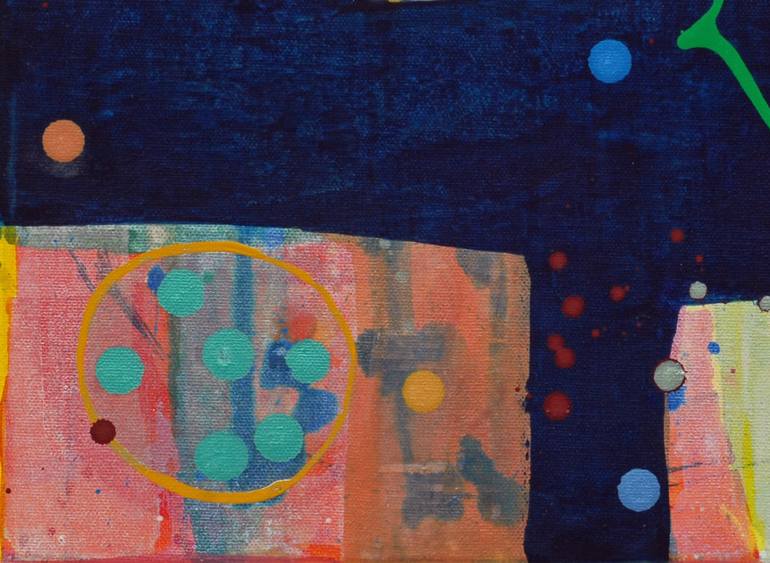 Original Abstract Seascape Painting by Ella Carty