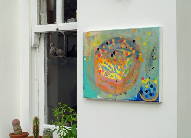 Original Abstract Expressionism Still Life Painting by Ella Carty