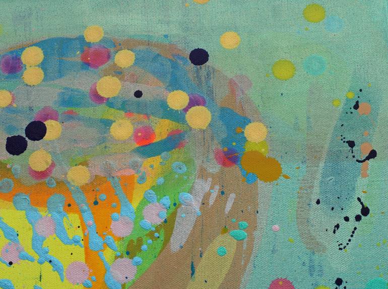 Original Abstract Expressionism Still Life Painting by Ella Carty