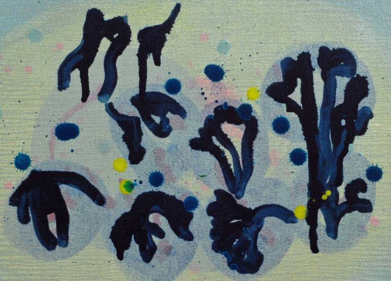 Original Abstract Seascape Painting by Ella Carty