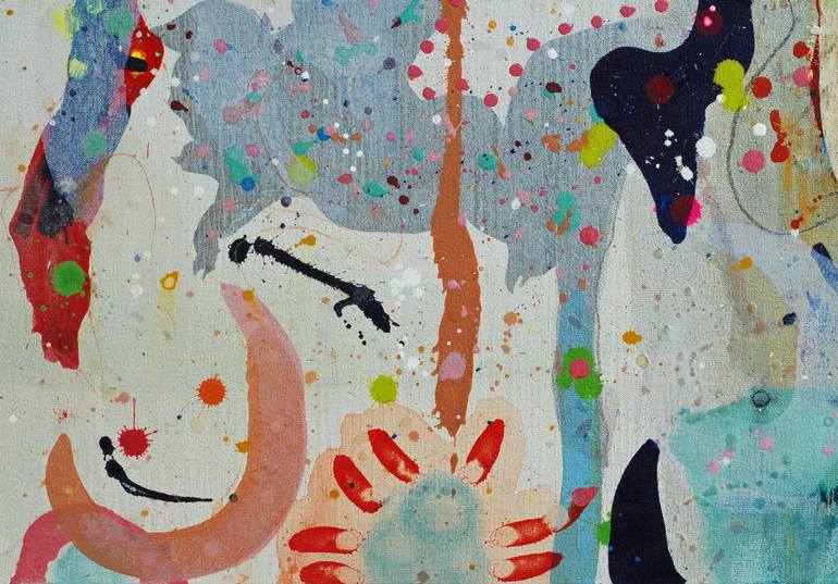 Original Abstract Seascape Painting by Ella Carty