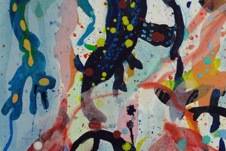 Original Abstract Seascape Painting by Ella Carty