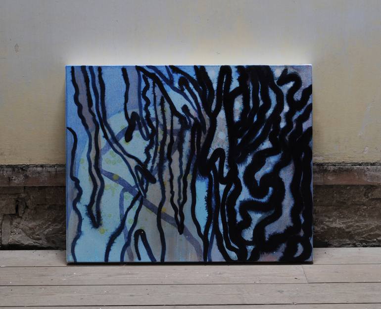 Original Abstract Seascape Painting by Ella Carty