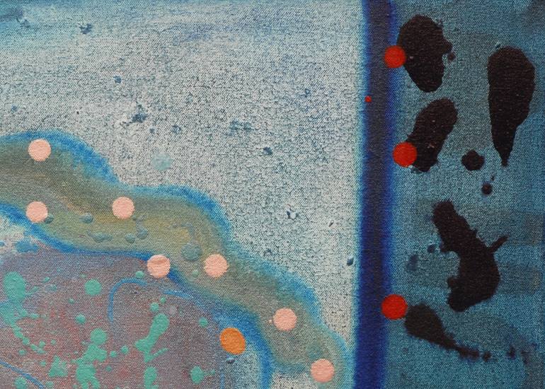 Original Abstract Seascape Painting by Ella Carty