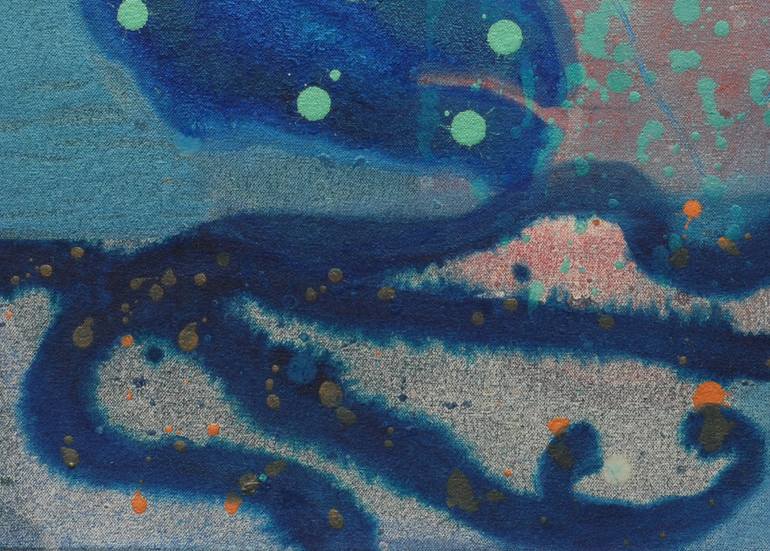 Original Abstract Seascape Painting by Ella Carty