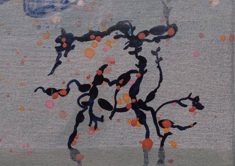 Original Abstract Seascape Painting by Ella Carty