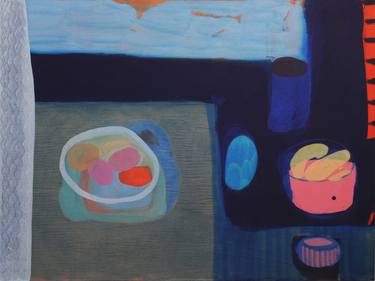 Print of Abstract Interiors Paintings by Ella Carty