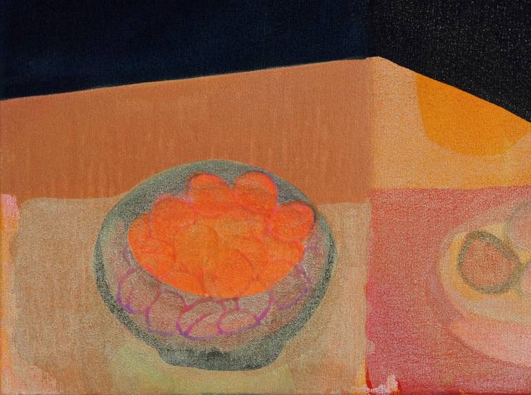 Original Abstract Still Life Painting by Ella Carty