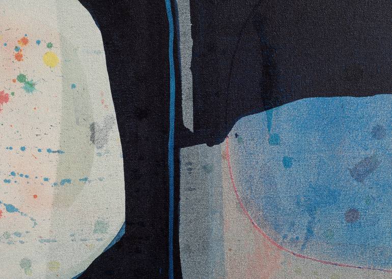 Original Abstract Boat Painting by Ella Carty