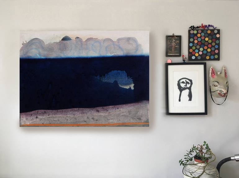 Original Abstract Water Painting by Ella Carty