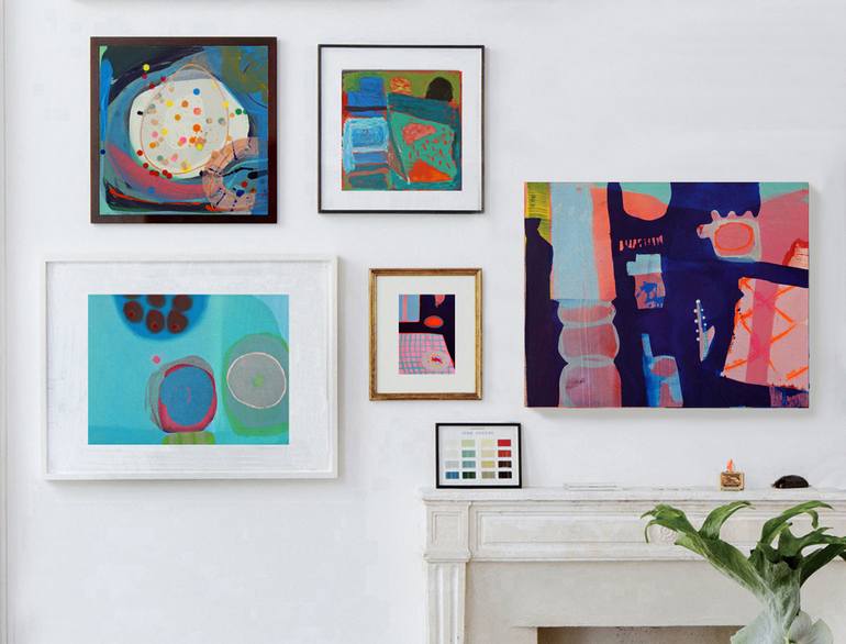 Original Abstract Expressionism Abstract Painting by Ella Carty