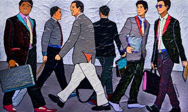 Print of People Paintings by Vlado Vesselinov