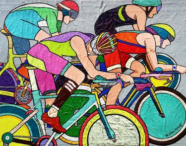 Print of Bicycle Paintings by Vlado Vesselinov