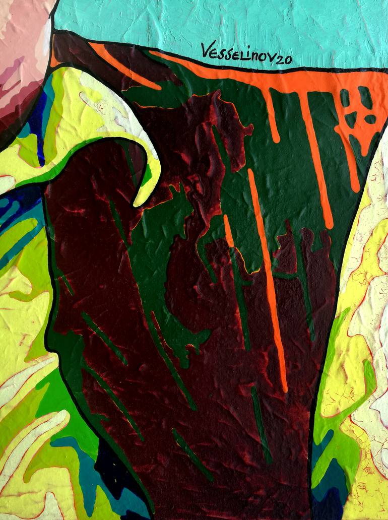 Original Modernism Pop Culture/Celebrity Painting by Vlado Vesselinov