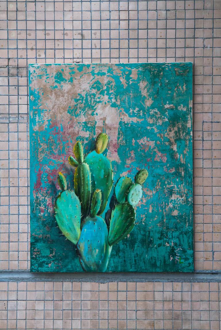 Original Contemporary Botanic Painting by Augustas Lopas