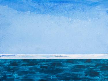 Original Abstract Seascape Paintings by Augustas Lopas